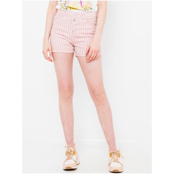 CAMAIEU Pink Striped Shorts CAMAIEU - Women