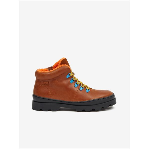 Camper Brown Kids Leather Ankle Boots Camper - Guys