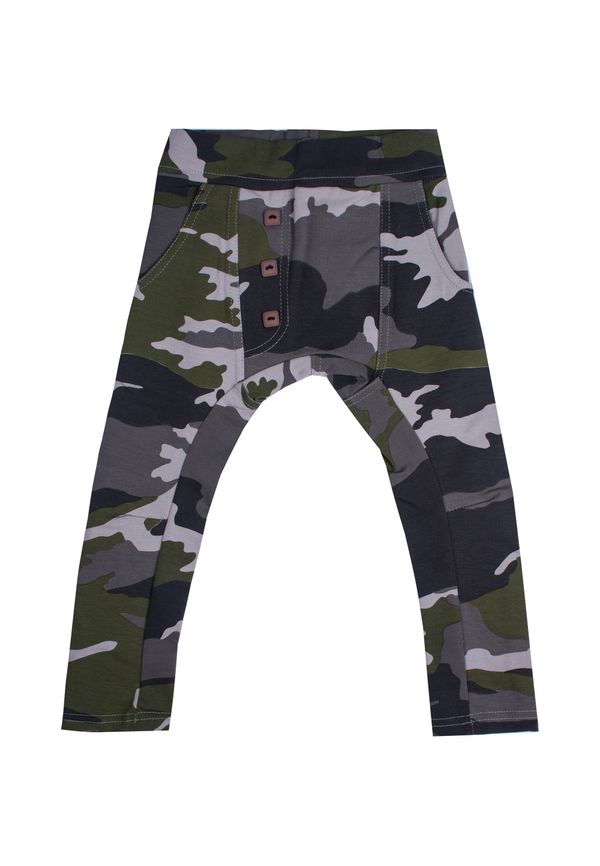 caramba mamma caramba mamma Kids's Sweatpants Francis Green Camouflage