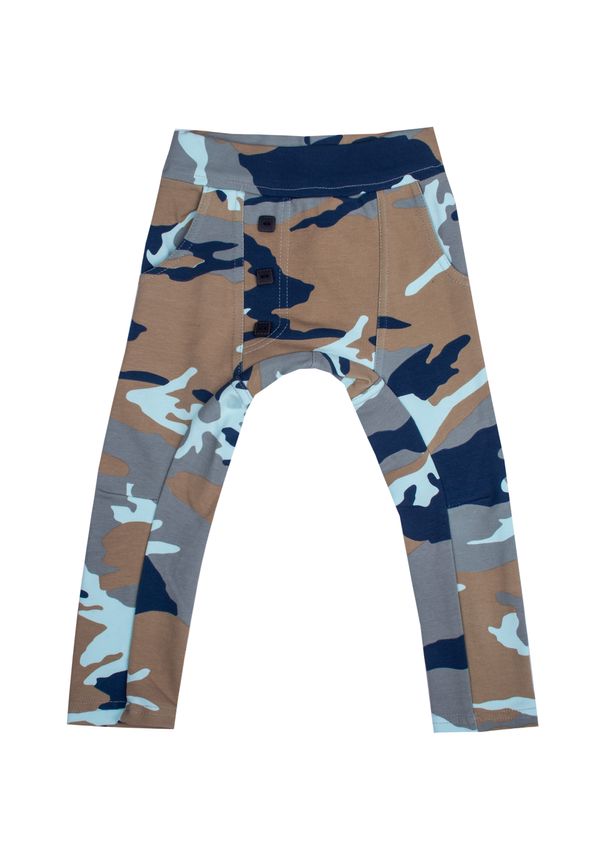 caramba mamma caramba mamma Kids's Sweatpants Rupert Blue Camouflage