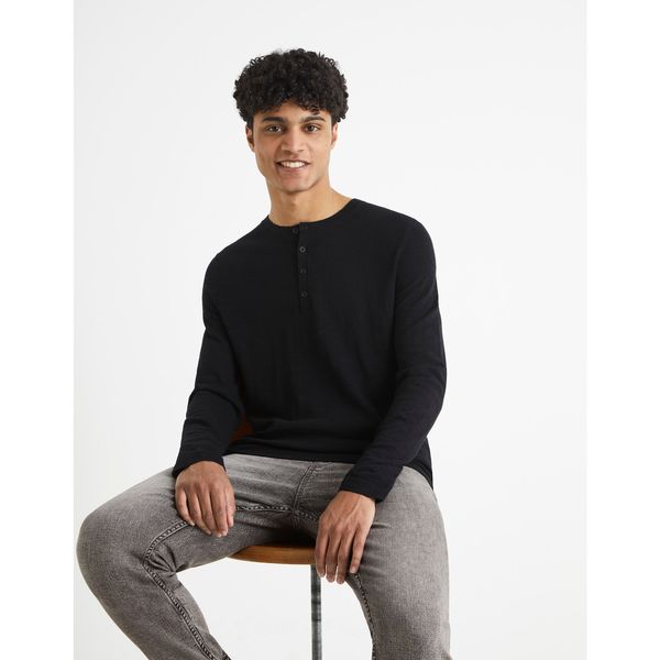 Celio Celio Behenley Long Sleeve T-Shirt - Men