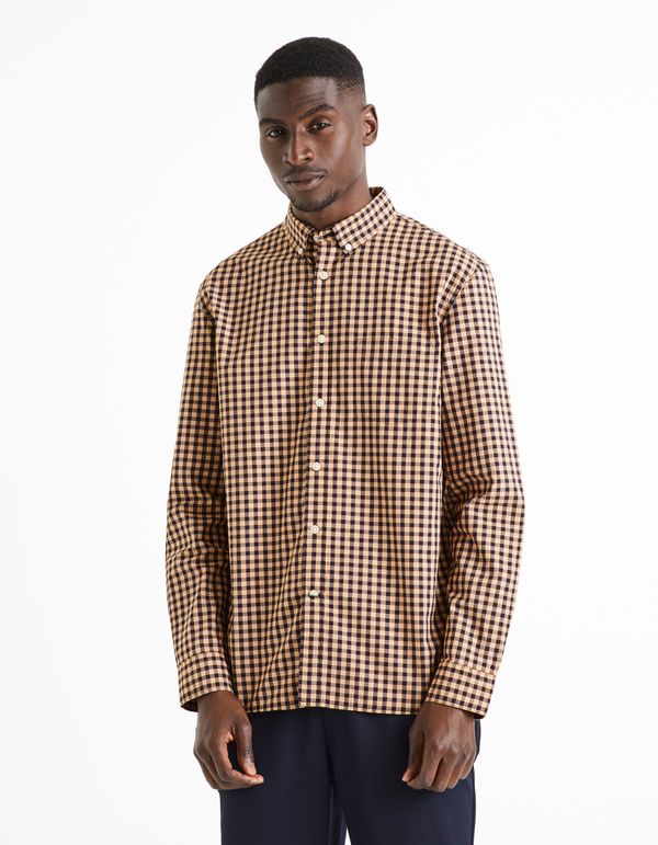 Celio Celio Checkered Shirt Dakaris - Men