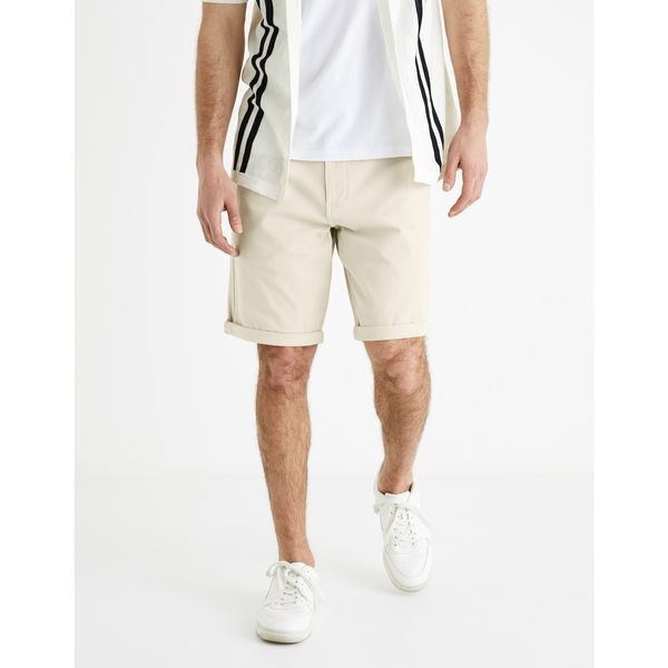 Celio Celio Cotton Chino Shorts Bochinobm - Men