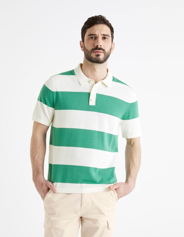 Celio Celio Cotton Polo T-Shirt Bedrock - Men