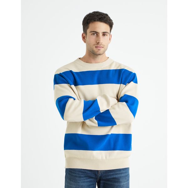 Celio Celio Cotton Sweater Becolor - Men