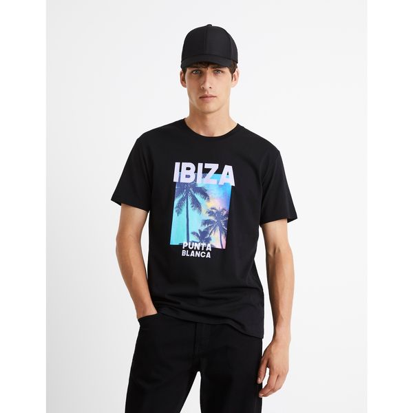 Celio Celio Cotton T-Shirt Cesouth Ibiza - Men