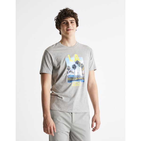 Celio Celio Cotton T-shirt Cesouth L.A. - Men