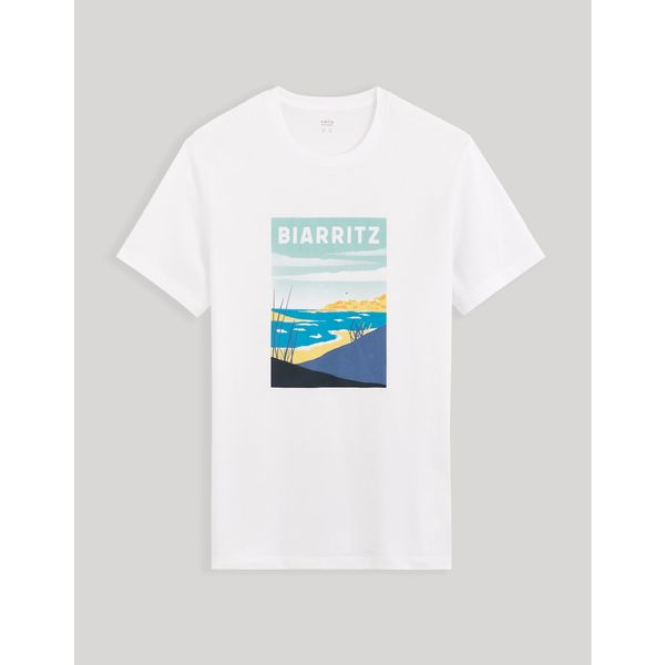 Celio Celio Cotton T-Shirt Cevinty Biarritz - Men
