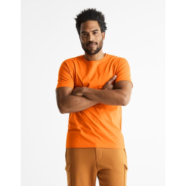 Celio Celio Cotton T-Shirt Tebase - Men