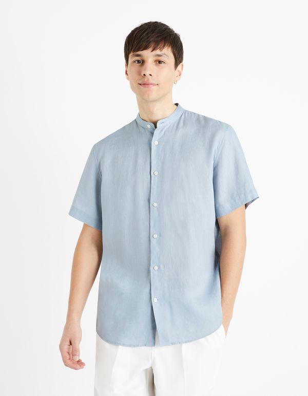 Celio Celio Damopoc Linen Shirt - Men