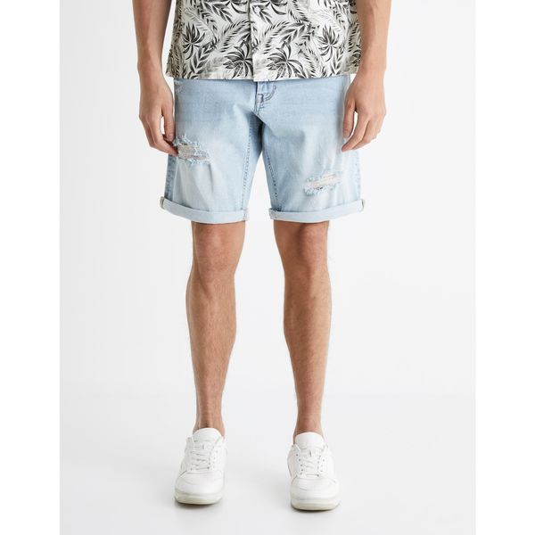 Celio Celio Denim Shorts Bostroybm - Men