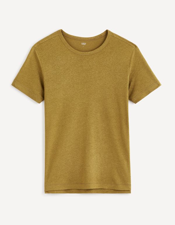 Celio Celio Linen T-Shirt Delinja - Men