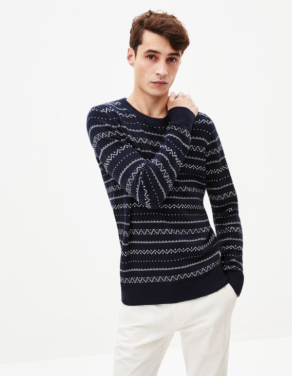 Celio Celio Patterned Sweater Pejingle - Men