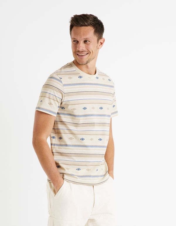 Celio Celio Patterned T-Shirt Dekat - Men