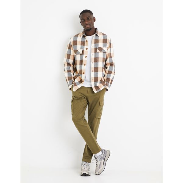 Celio Celio Plaid Shirt Vachecky1 - Men