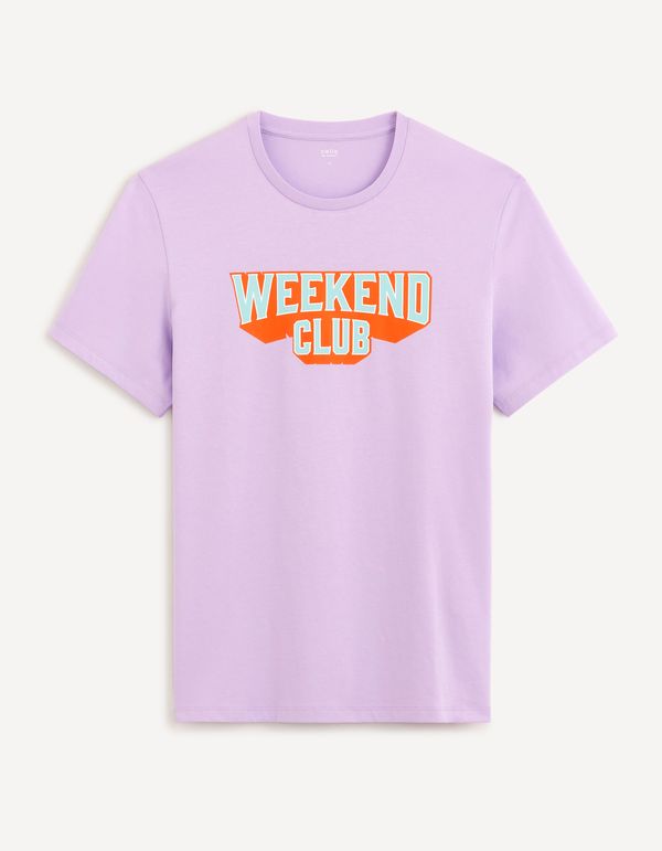 Celio Celio Printed T-Shirt Deweekend - Men