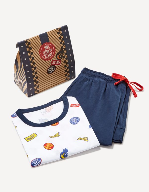Celio Celio Pyjama Burger in Gift Box - Men