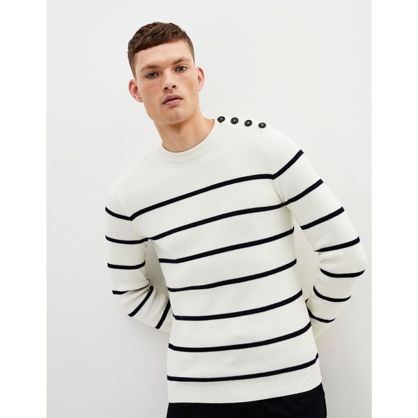 Celio Celio Striped Sweater Bebrest - Men