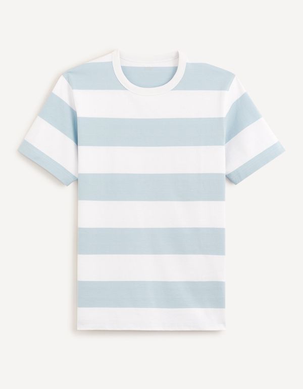 Celio Celio Striped T-Shirt Beboxr - Men