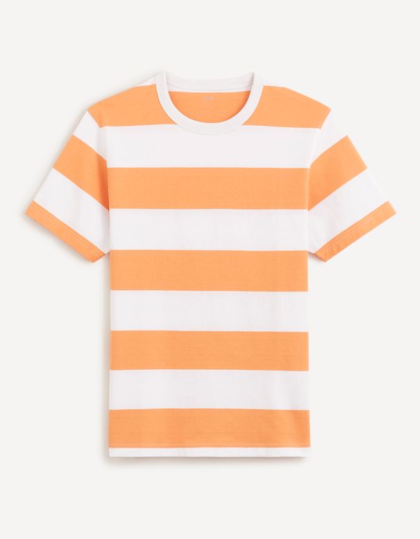 Celio Celio Striped T-Shirt Beboxr - Men