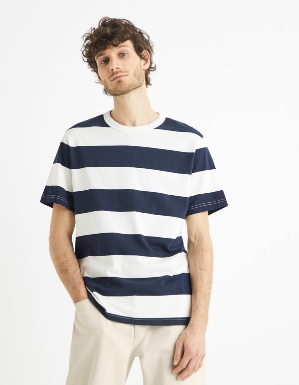 Celio Celio Striped T-Shirt Beboxr - Men