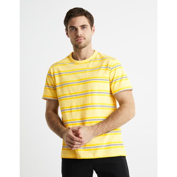 Celio Celio Striped T-shirt Bewasp - Men