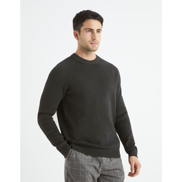 Celio Celio Sweater Best with Round Neckline - Men