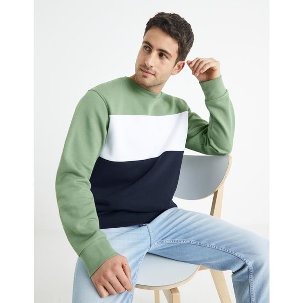 Celio Celio Sweatshirt Betrail with stripes - Men