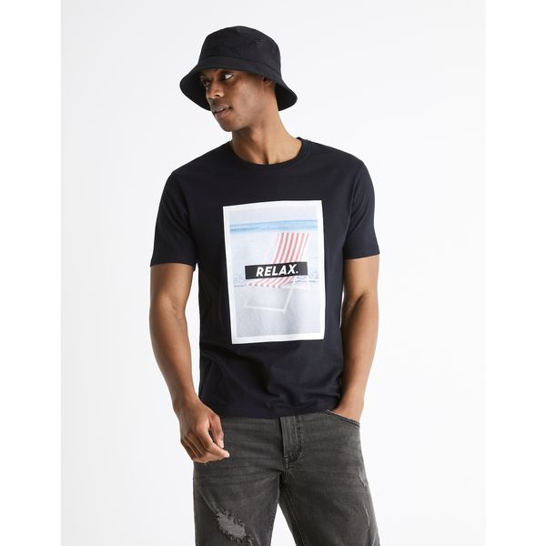 Celio Celio T-shirt Berelax with PRINT RELAX. - Men's