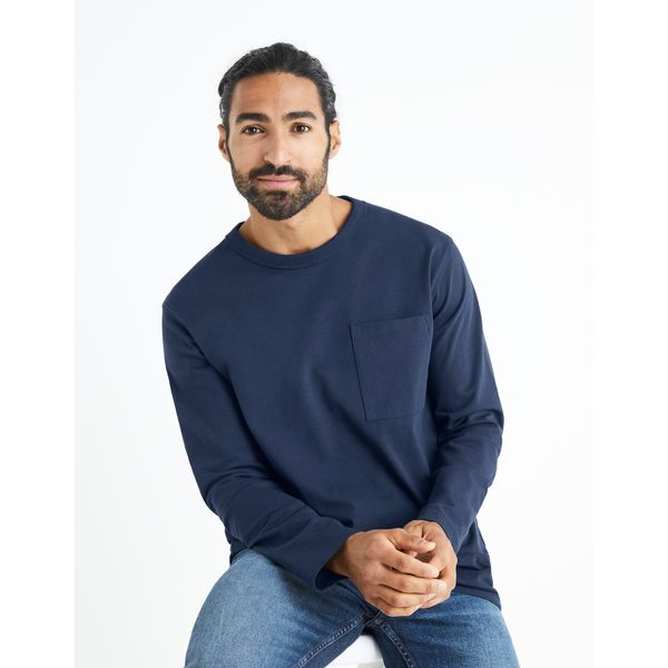 Celio Celio T-Shirt Veboxml with Long Sleeves - Men