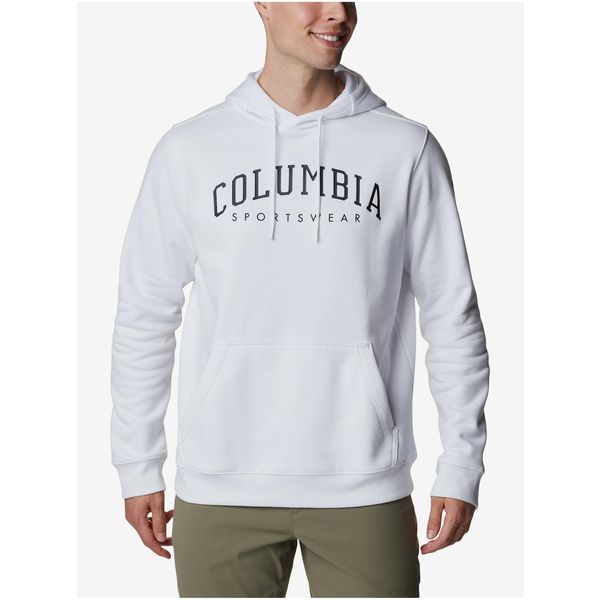 Columbia White Men's Hoodie Columbia - Men's