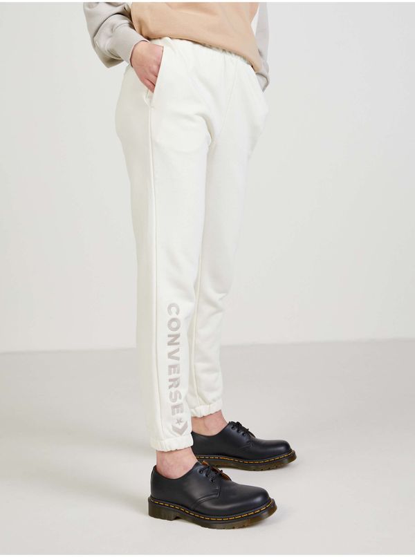 Converse Converse Women's Cream Sweatpants - Women