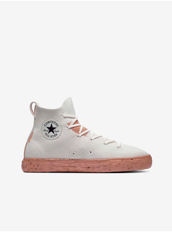 Converse Cream Unisex Ankle Sneakers Converse Renew Chuck Taylor All - unisex
