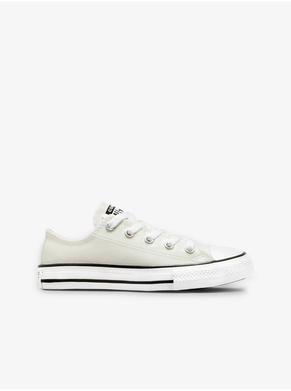 Converse Girls' Sneakers in Silver Converse - Girls