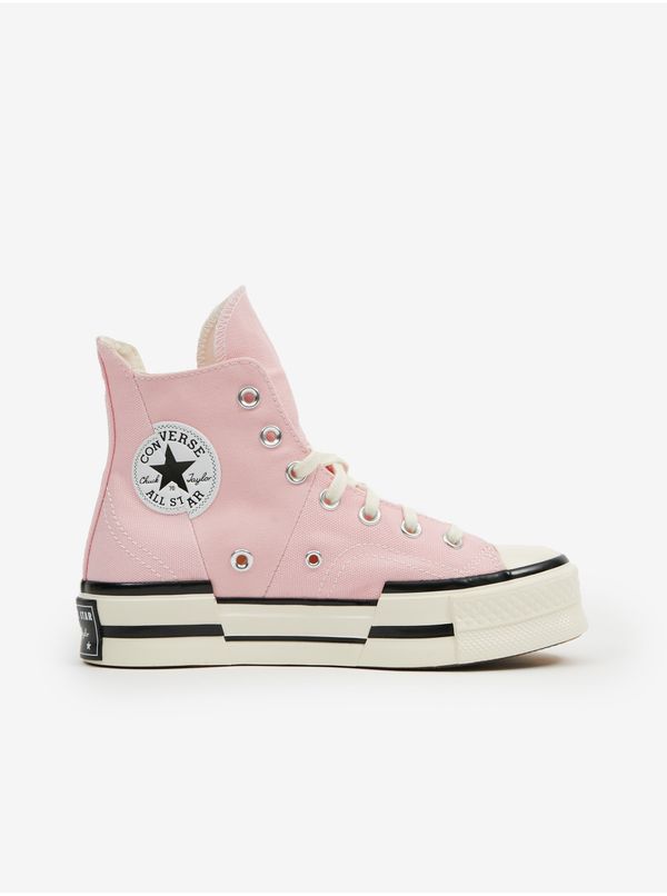 Converse Light Pink Converse Chuck 70 Plus Womens Ankle Sneakers - Ladies
