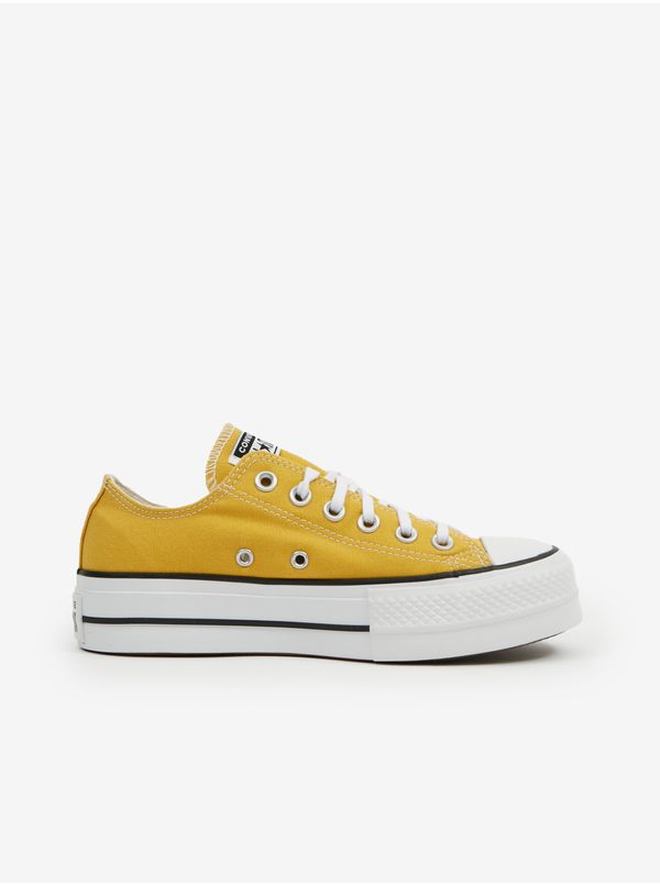 Converse Yellow Women's Sneakers on the Converse Chuck Taylor All Star Platform - Women