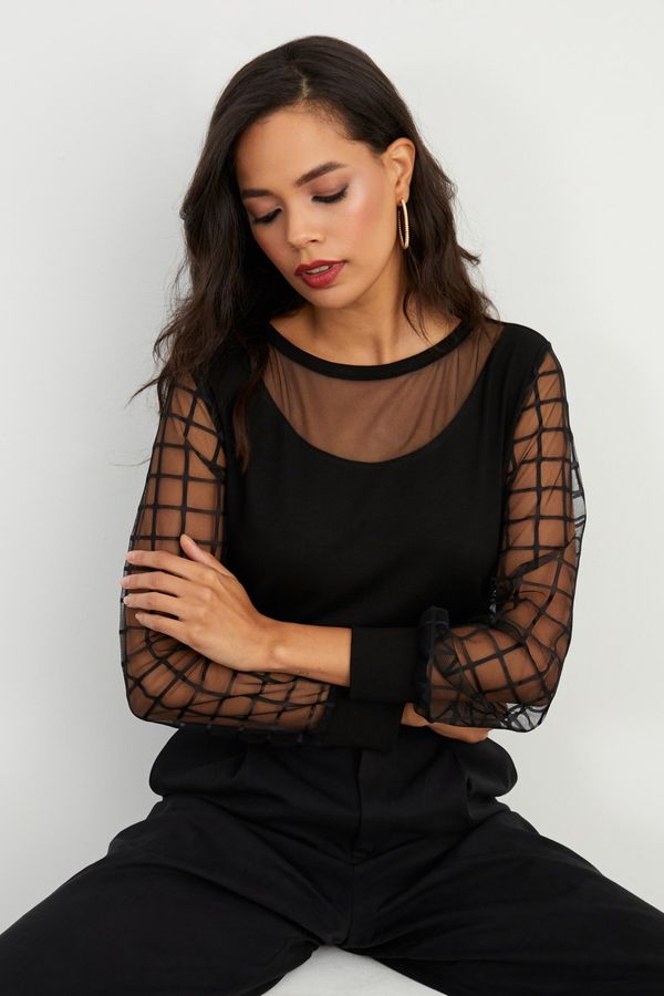 Cool & Sexy Cool & Sexy Blouse - Black - Regular fit