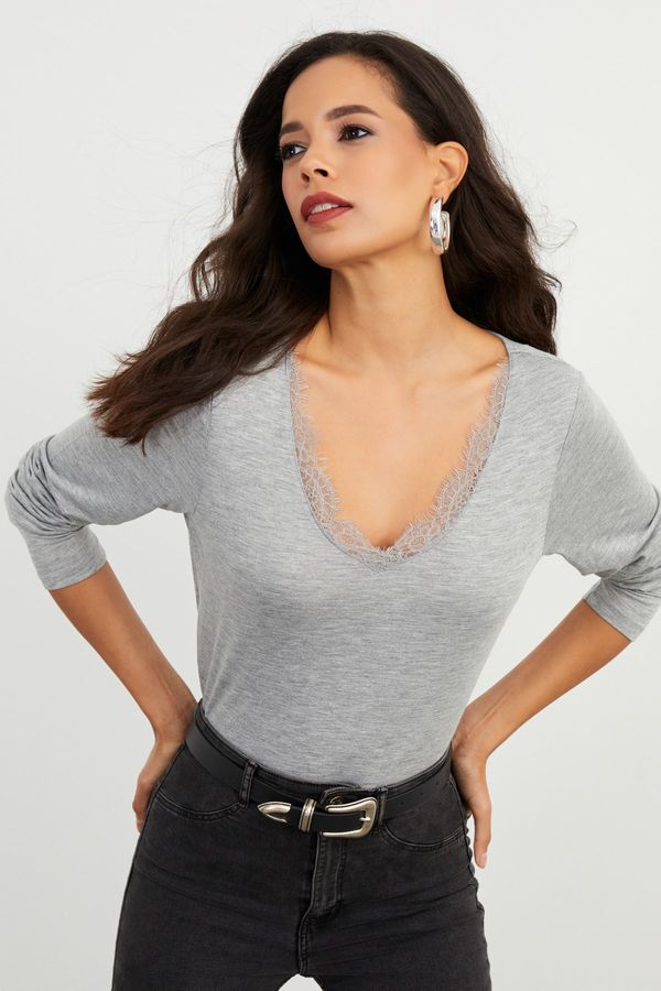 Cool & Sexy Cool & Sexy Blouse - Gray - Regular fit