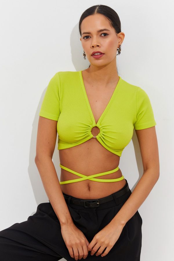 Cool & Sexy Cool & Sexy Blouse - Green - Slim fit