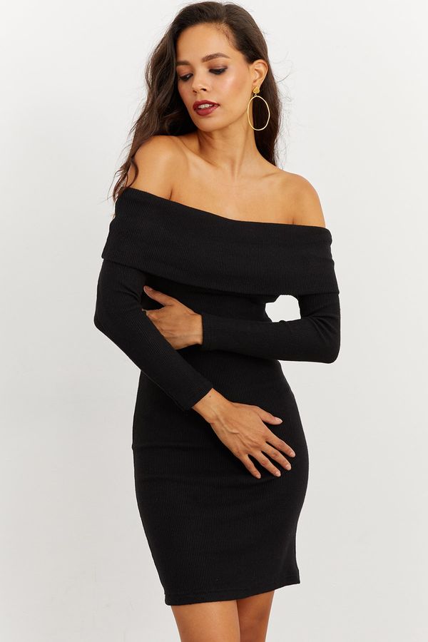 Cool & Sexy Cool & Sexy Dress - Black - Off-shoulder