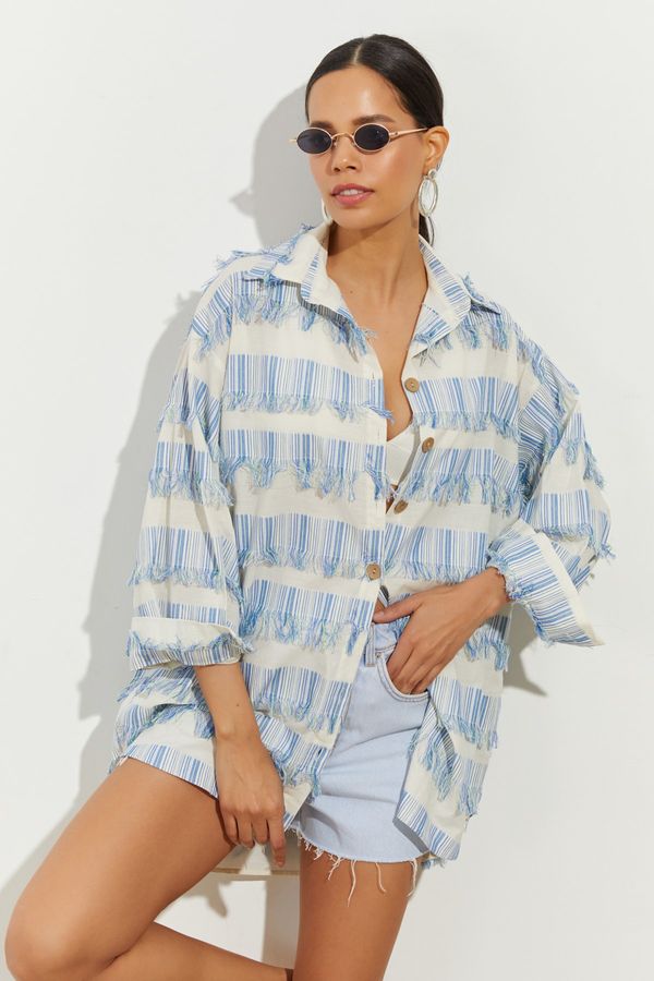 Cool & Sexy Cool & Sexy Shirt - Blue - Relaxed fit