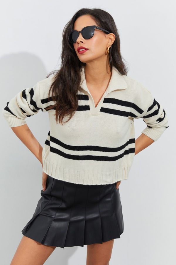 Cool & Sexy Cool & Sexy Sweater - Ecru - Regular fit