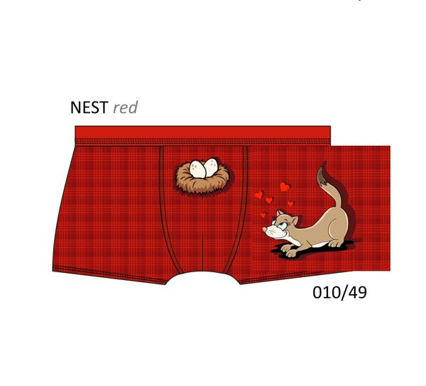 Cornette Boxers Nest 010/49 Gift box red