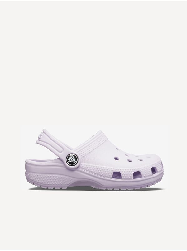 Crocs Light Purple Girl Slippers Crocs Classic - Girls