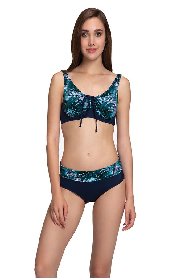 Dagi Dagi Bikini Set - Navy blue - Floral