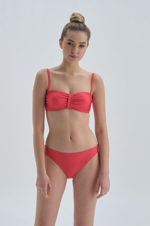 Dagi Dagi Bikini Top - Red - Plain