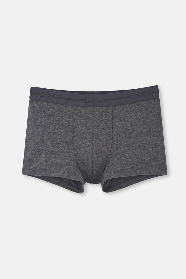 Dagi Dagi Boxer Shorts - Gray - Plain