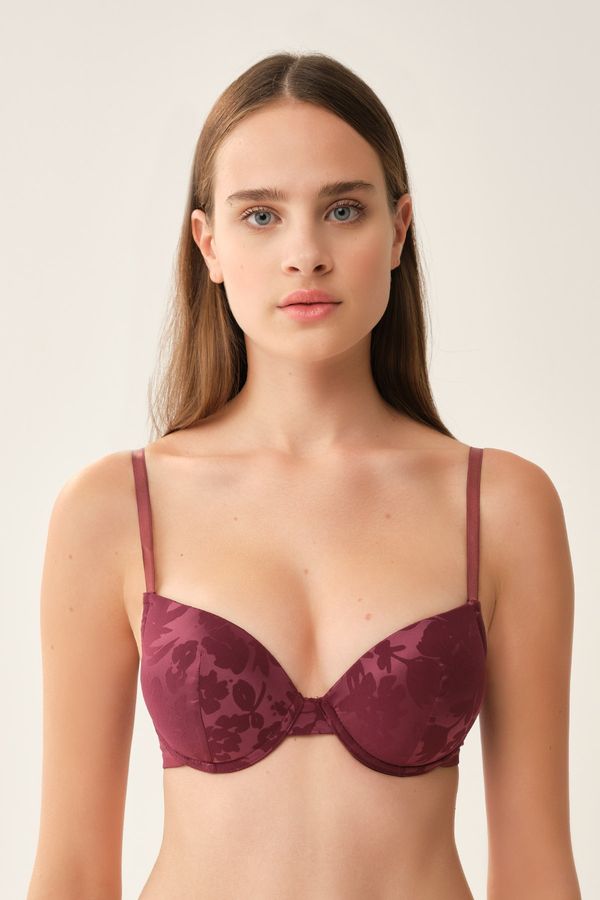 Dagi Dagi Bra - Burgundy - Plain