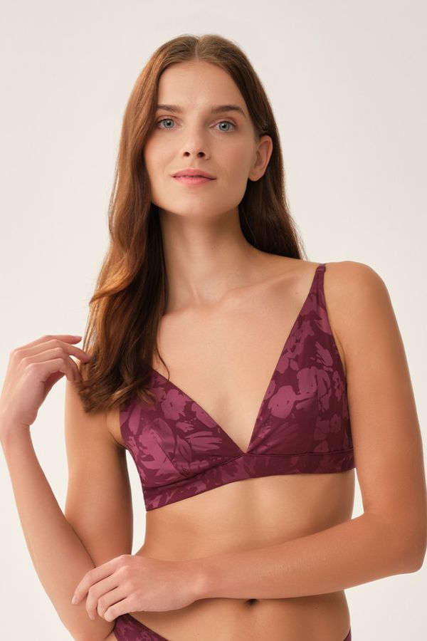 Dagi Dagi Bra - Burgundy - Plain