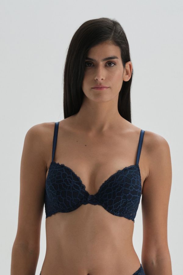 Dagi Dagi Bra - Navy blue - Plain